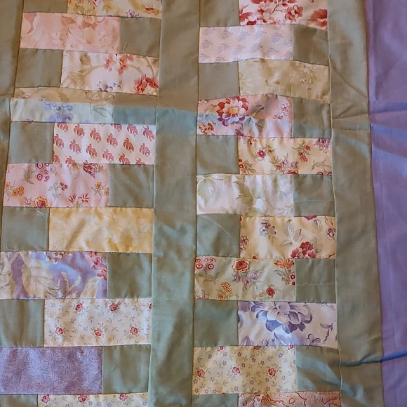Hand Crafted Zip It Patchwork Quilt Top